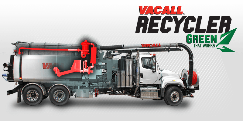 Recycler Option Available on Combo Sewer Cleaners