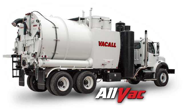 Vacall AllVac truck-mounted industrial vacuum loaders