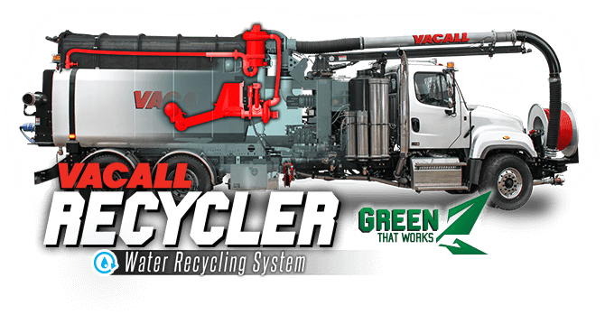 Vacall AllJetVac sewer cleaners with Recycler option